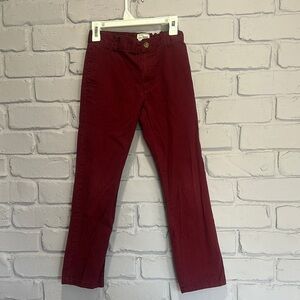 NWOT Place Deep Red Trousers size 8